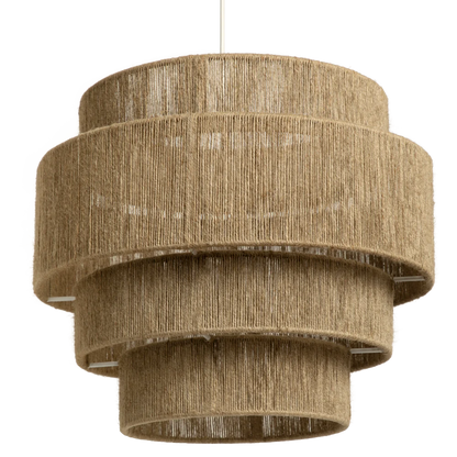 Bamboo Hanging lamp for Living Room | Rattan Pendant light | Cane ceiling light - Lasya - Akway