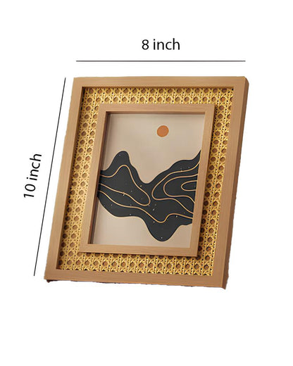 Rattan Photo Frame | Cane Photo Frame | Bamboo Photo Frame - Mirai - Akway Uncategorized (Image 3)
