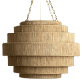 Bamboo Hanging Light for Staircase - Urvi