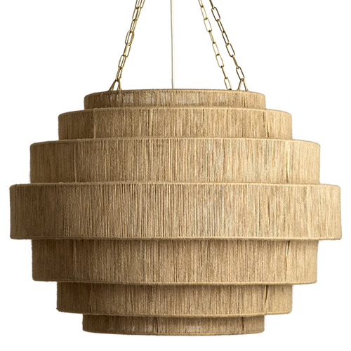 Bamboo Hanging Light for Staircase - Urvi
