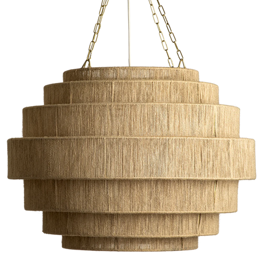 Bamboo Hanging lamp for Living Room | Rattan Pendant light | Cane ceiling light - Urvi - Akway