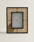 Rattan Photo Frame 4x6 Inch for Home - Mahika