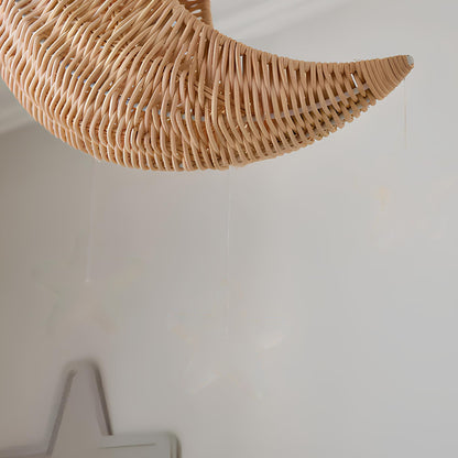 Rattan Hanging lamp for Living Room | Cane Pendant light | Wicker ceiling light - Suyash - Akway Uncategorized (Image 4)