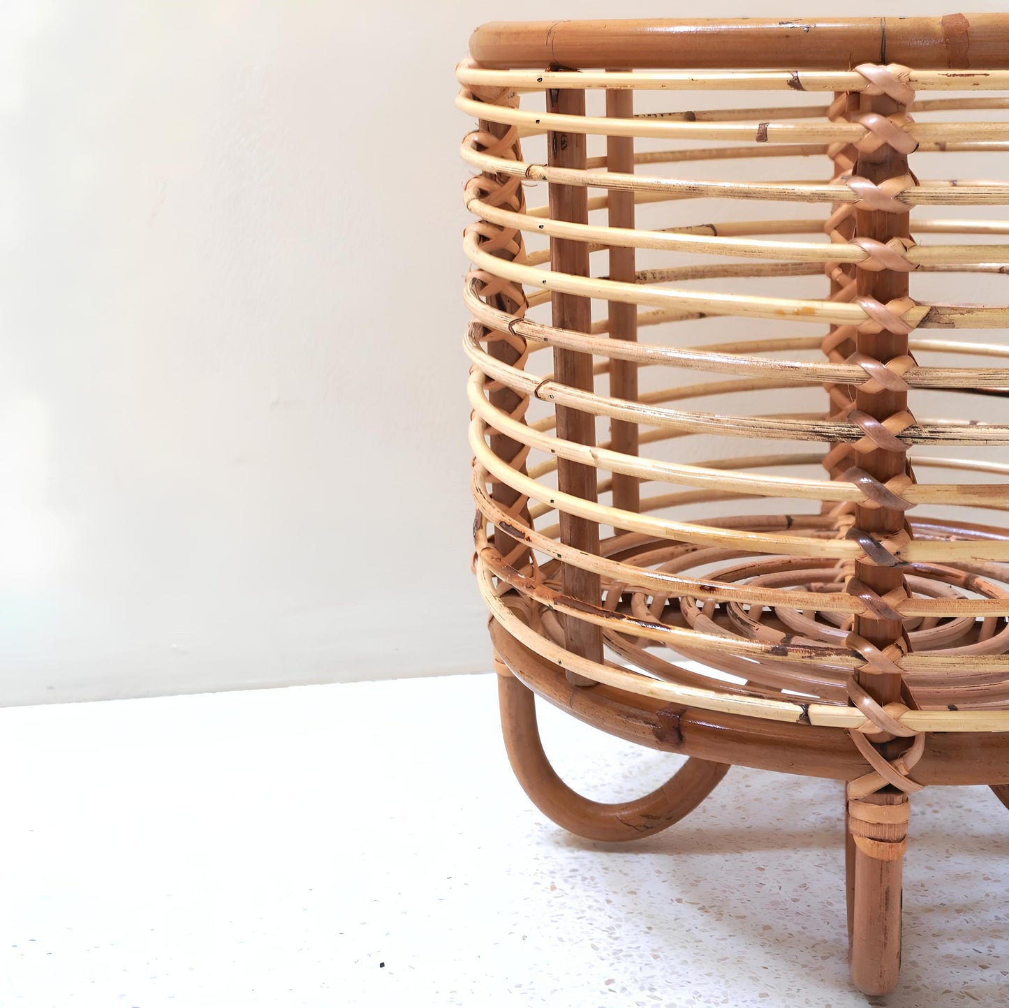 Rattan Plant Pots | Cane Flower Pots | Bamboo Planters - Kimaya - Akway