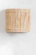 Raffia Wall Light for Living Room - Shanaya