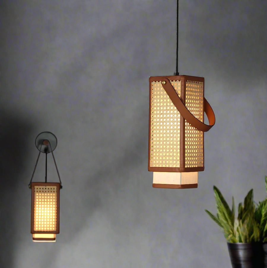Rattan Pendant Light for Living Room - Aayu by Akway