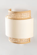 Bamboo Wall Lamp for Living Room - Taara