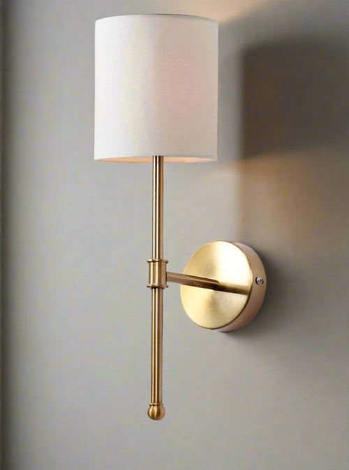 Fabric Wall Sconce for Living Room - Naina