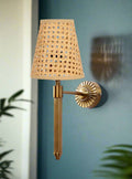 Wicker Wall Lamp for Dining Room - Jasmit