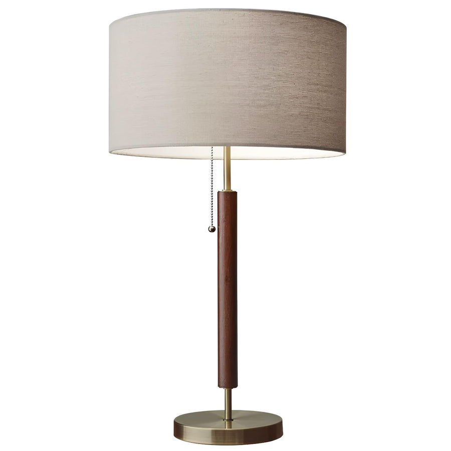 Rattan Table lamp for Living room | Bamboo Bedside table lamp | Cane Table lamp - Adah by Akway