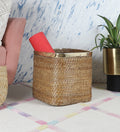 Rattan Planter 8" Dia x 8" H for Indoor - Shanaya