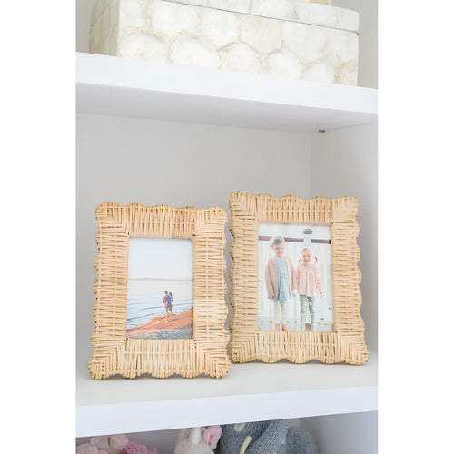 Rattan Photo Frame 4x6 Inch for Home - Rebecca