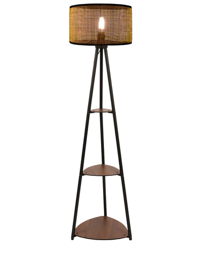Bamboo Tripod Floor Lamp | Living Room Cane Floor Lamp | Home Rattan for Living Room | Standing Lamp Wooden Floor Standing la