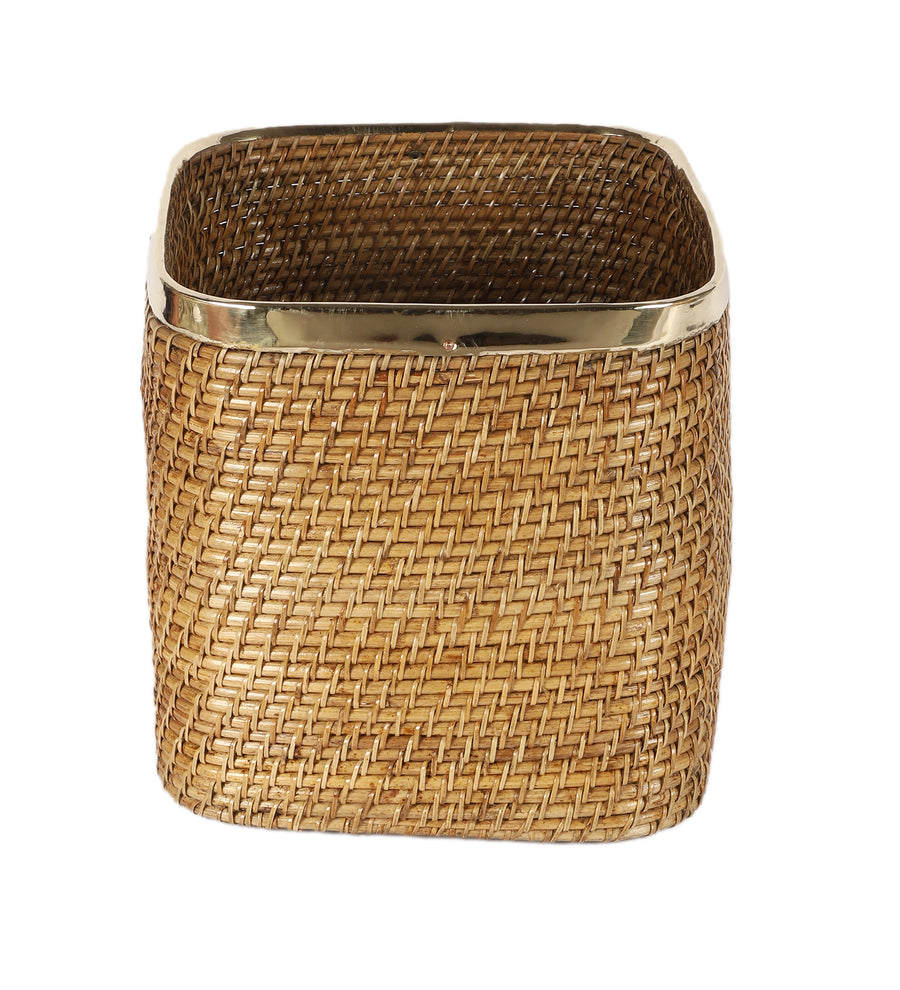 Rattan Planter | Cane Laundry Bin | Bamboo toy Storage - Shanaya by Akway