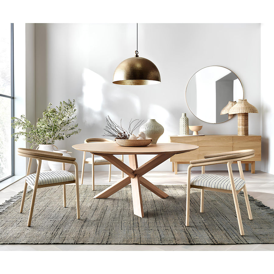 Rattan Table lamp for Living room | Bamboo Bedside table lamp | Cane Table lamp -Anant by Akway