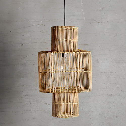 Bamboo Hanging Light for Hallway - Jash