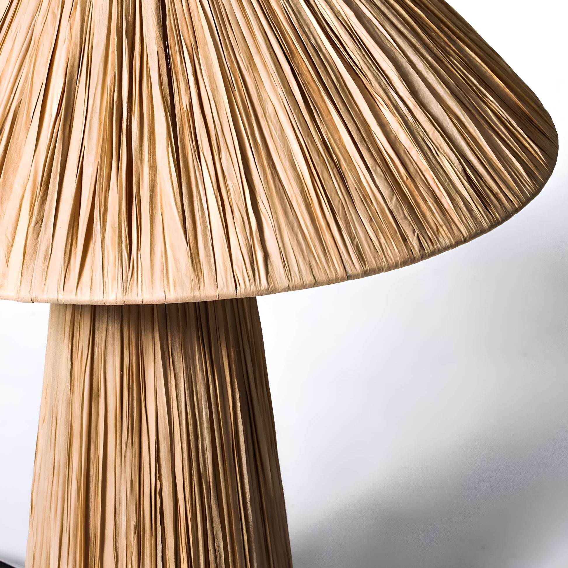 Rattan Table lamp for Living room | Bamboo Bedside table lamp | Cane Table lamp - Anala - Akway