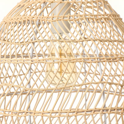 Bamboo Hanging lamp for Living Room | Rattan Pendant light | Cane ceiling light - Kevin - Akway