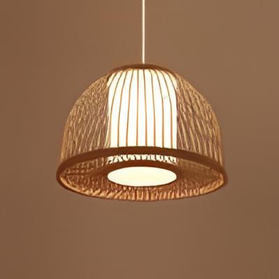 Rattan Hanging lamp for Living Room | Cane Pendant light | Wicker ceiling light - Ley