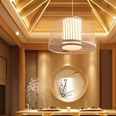 Rattan Hanging lamp for Living Room | Cane Pendant light | Wicker ceiling light - Ley