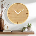 Bamboo Wall Clock for Kitchen & Home - Soleil
