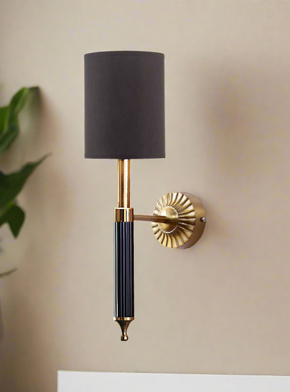 Modern Wall Light For Living Room | Antique Brass Finish Lamp - Osha - Akway
