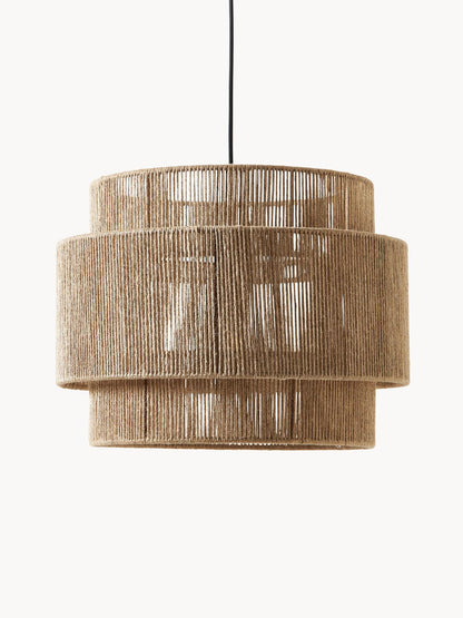 Bamboo Hanging lamp for Living Room | Rattan Pendant light | Cane ceiling light - Devesh - Akway