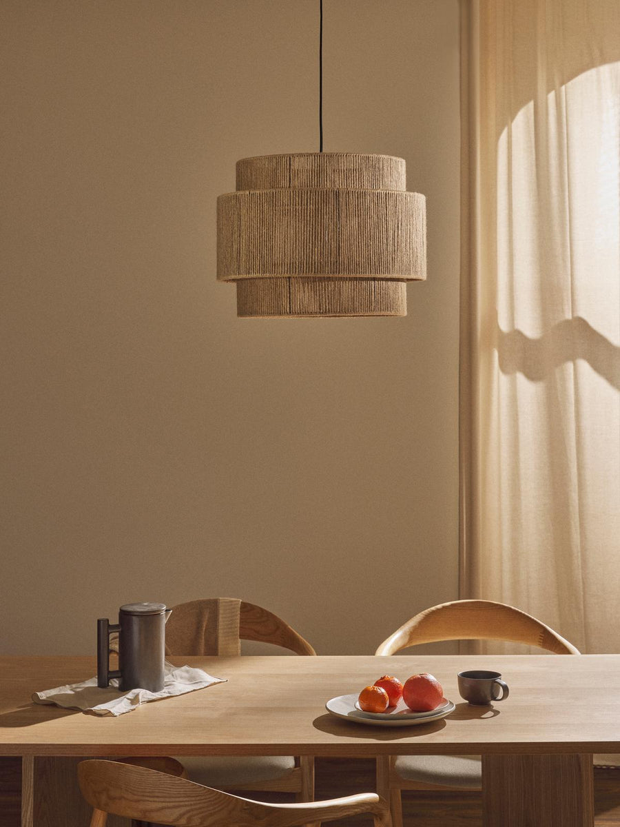 Jute Hanging Light for Bedroom - Devesh by Akway
