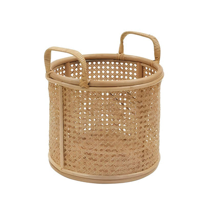 Rattan Planter | Cane Laundry Bin | Bamboo toy Storage - Taara - Akway