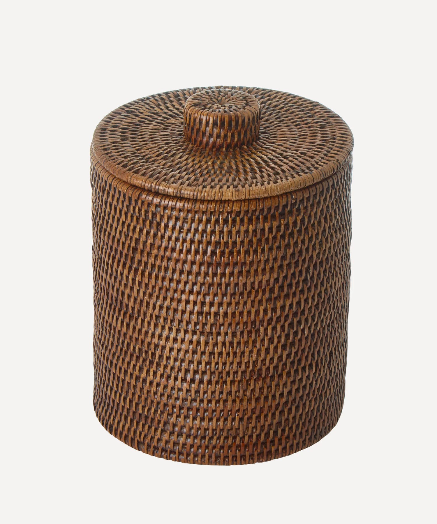 Rattan Laundry Basket | wicker basket with lid | Bamboo toy Storage basket - Akanksh - Akway