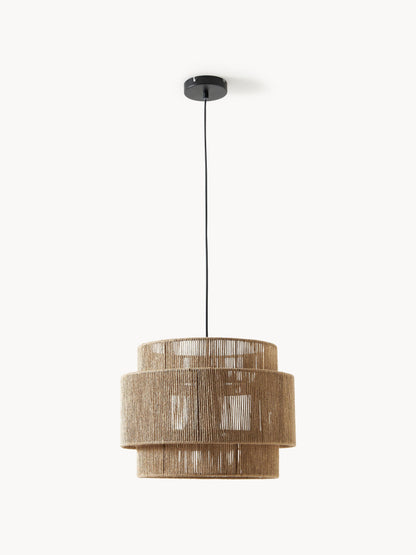 Bamboo Hanging lamp for Living Room | Rattan Pendant light | Cane ceiling light - Devesh - Akway