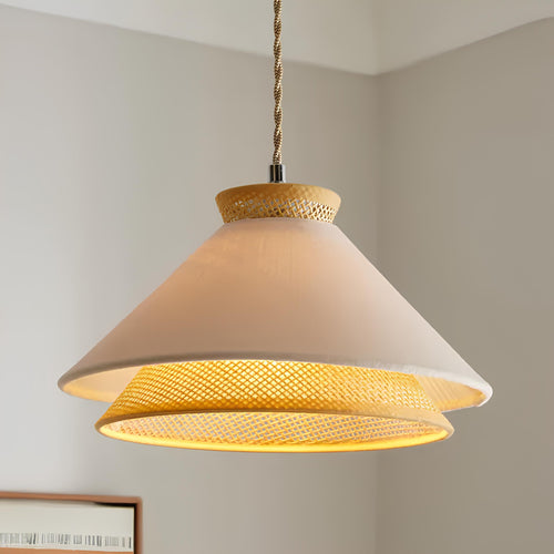 Wicker Hanging Light for Hallway - Kripala
