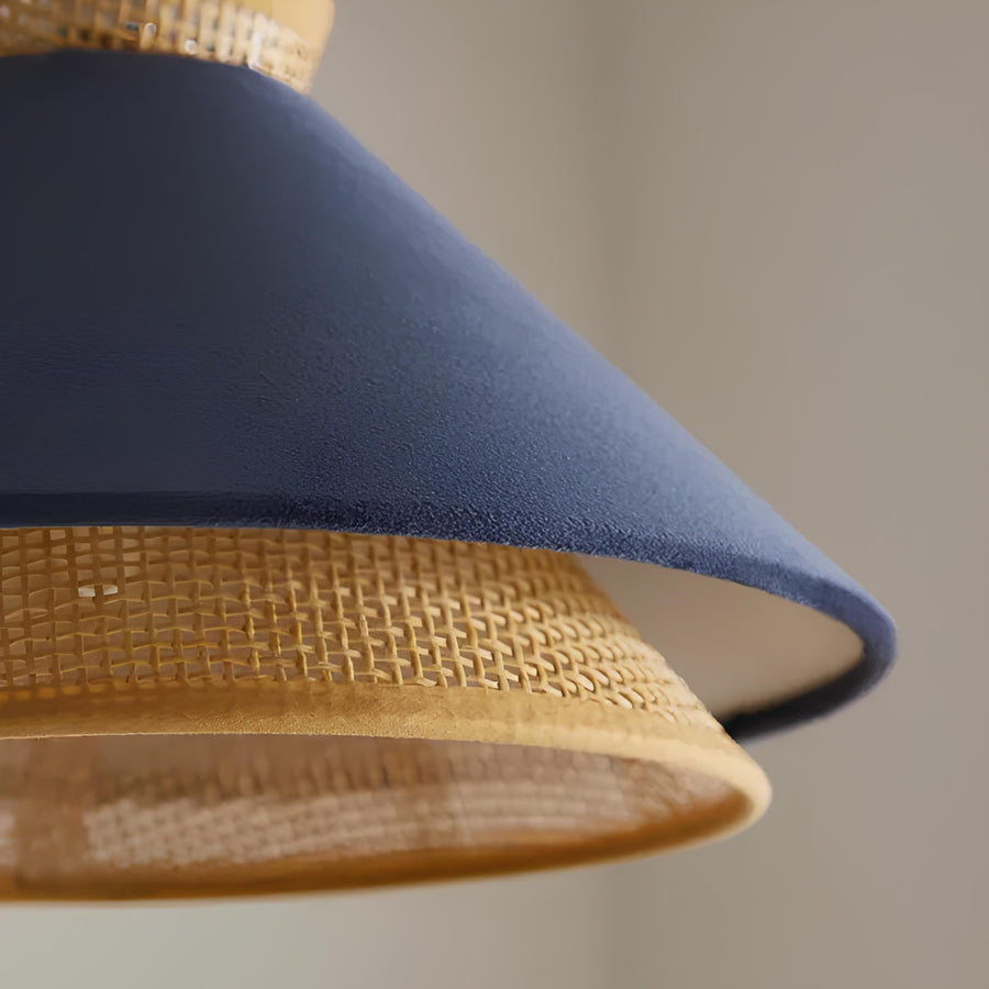 Rattan Hanging lamp for Living Room | Cane Pendant light | Wicker ceiling light - Drako - Akway Uncategorized (Image 2)