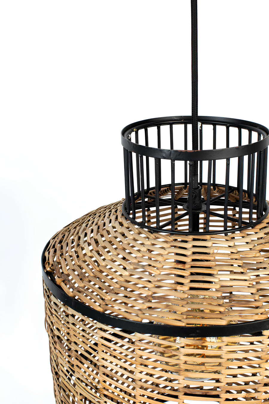 Bamboo Pendant Light for Living Room - Taksh by Akway