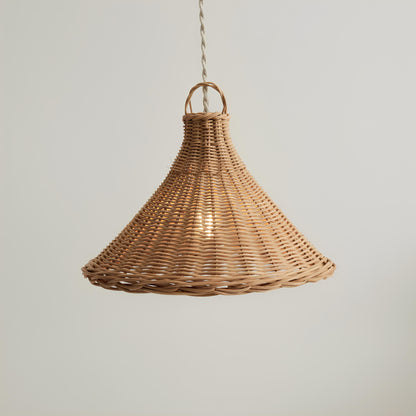 Bamboo Hanging lamp for Living Room | Rattan Pendant light | Cane ceiling light - Hanita - Akway