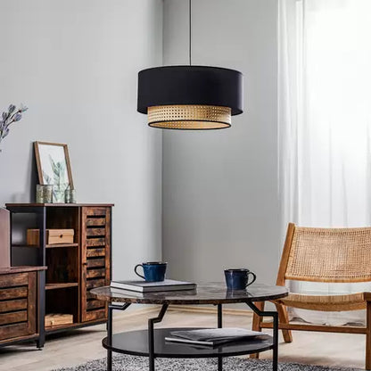 Rattan Lamp for Bedroom | Bamboo Hanging Light - Nandini