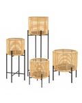 Rattan Planter Set of 4 - Anaisha