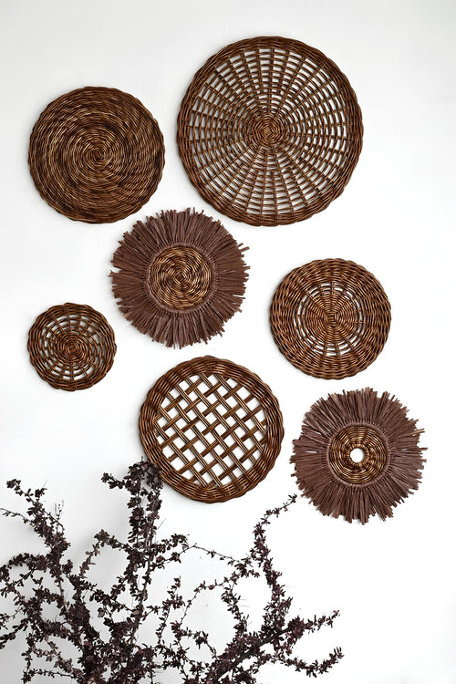 Rattan Wall Decor for Living Room - Anaisha