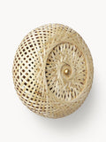 Wicker Wall Lamp for Living Room - Salena