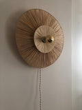 Jute Wall Light for Dining Room | Bamboo Wall Lamp - Ishana