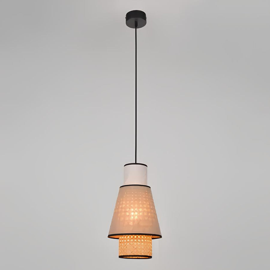 Rattan Pendant Light for Living Room 25cm - Astara by Akway