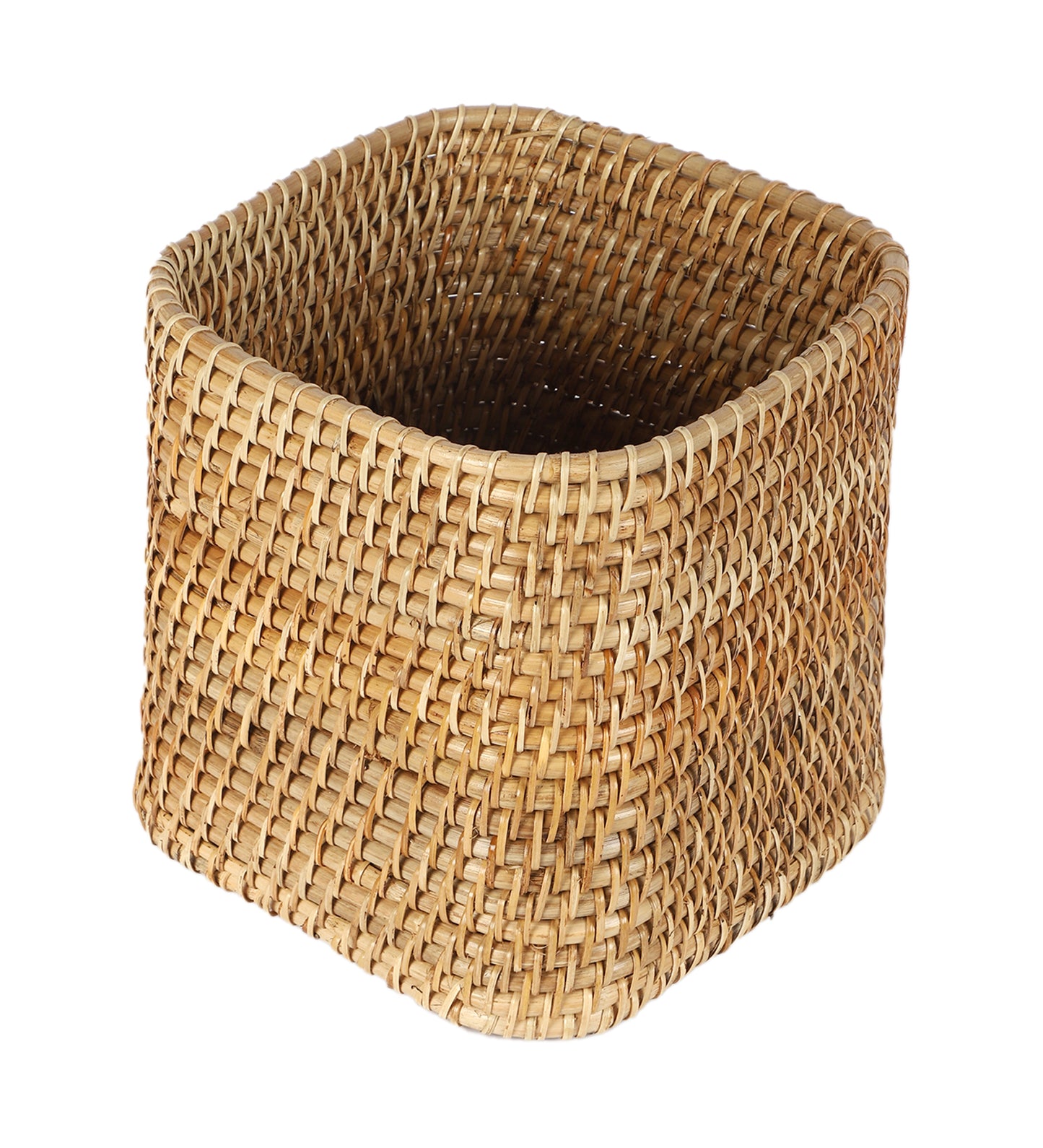 Rattan Planter | Cane Laundry Bin | Bamboo toy Storage - Navya - Akway