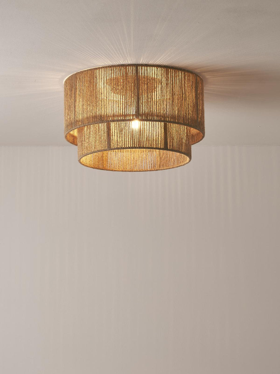 Jute Hanging Light for Kitchen - Divit by Akway