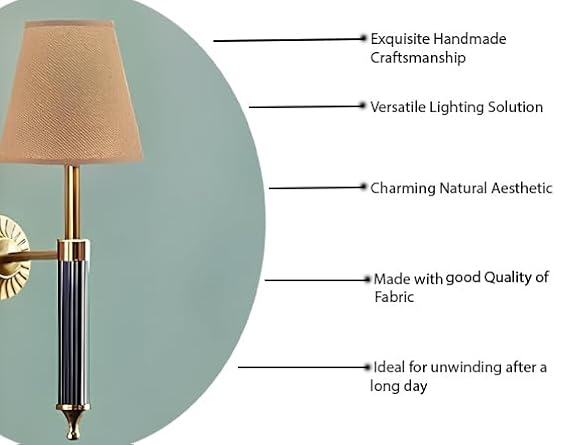 Modern Wall Lamp For Living Room | Art Deco Wall Light - Pahal by Akway