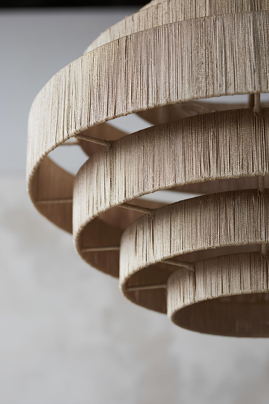 Jute Chandelier for Living Room - Riyal by Akway
