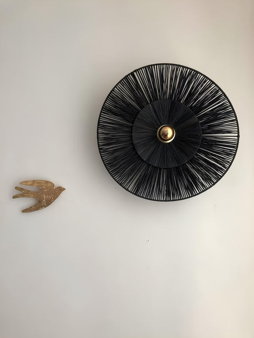 Jute Wall Light for Bedroom | Natural Wall Sconce - Ishita
