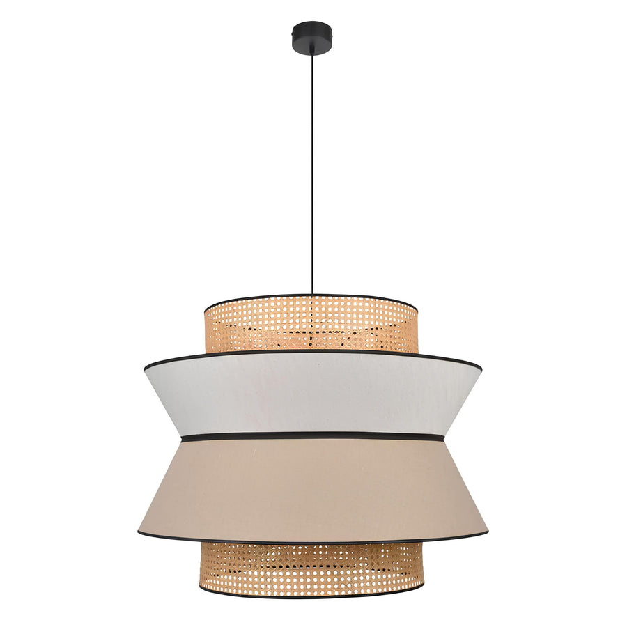 Rattan Pendant Light for Living Room 45cm - Raya by Akway