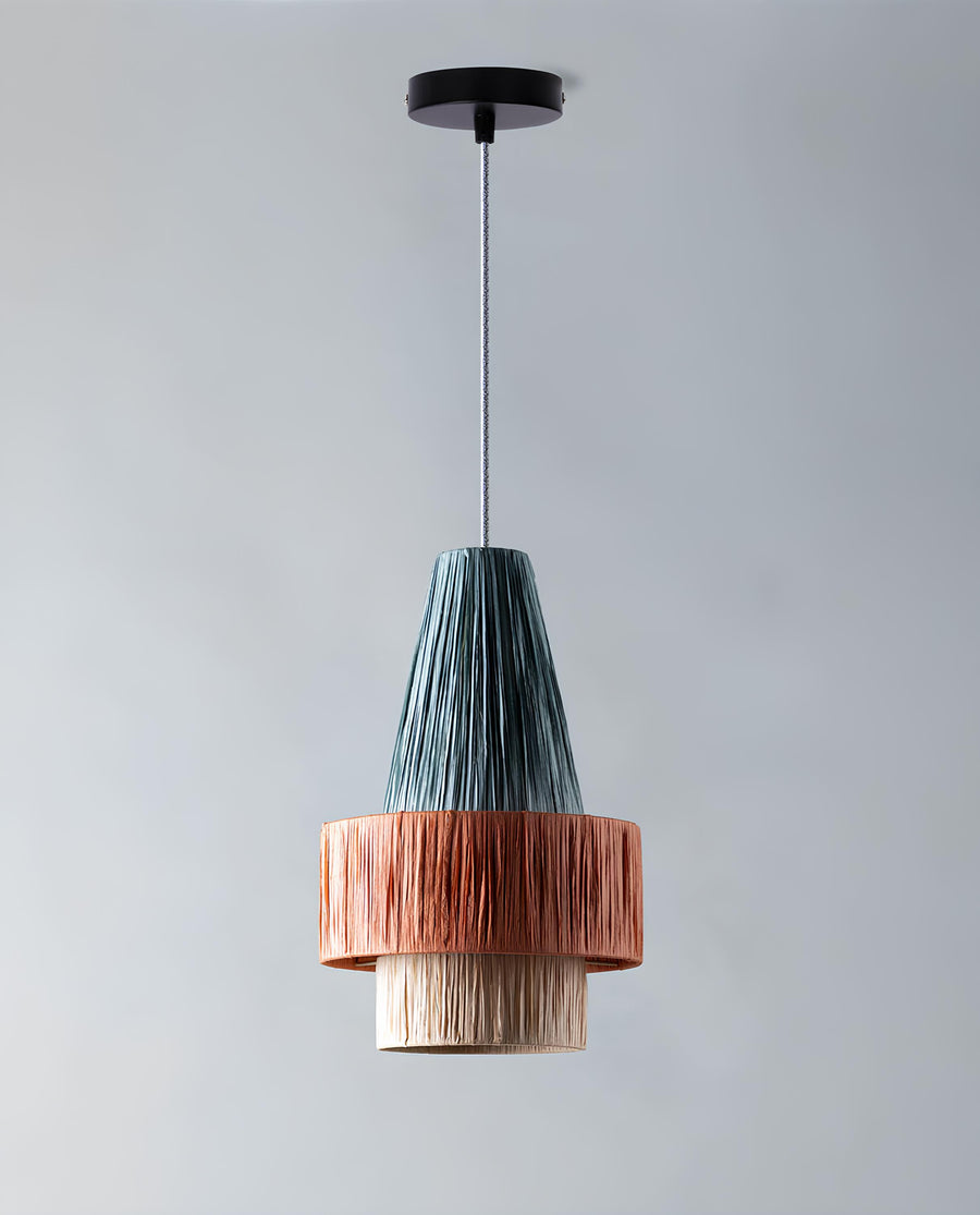 Raffia Hanging Light for Dining Room - Tanya by Akway