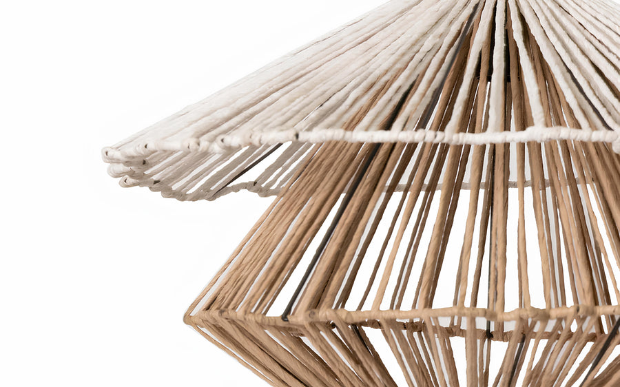 Bamboo Pendant Light for Living Room - Alka by Akway