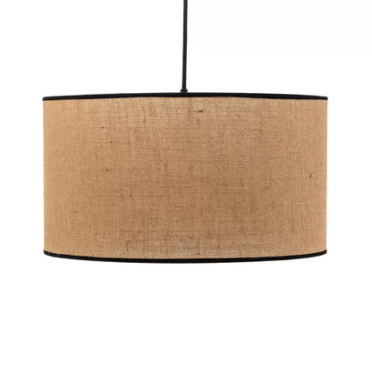 Handcrafted Jute Hanging Lamp | Boho Ceiling Lamp for Bedroom - Kamala